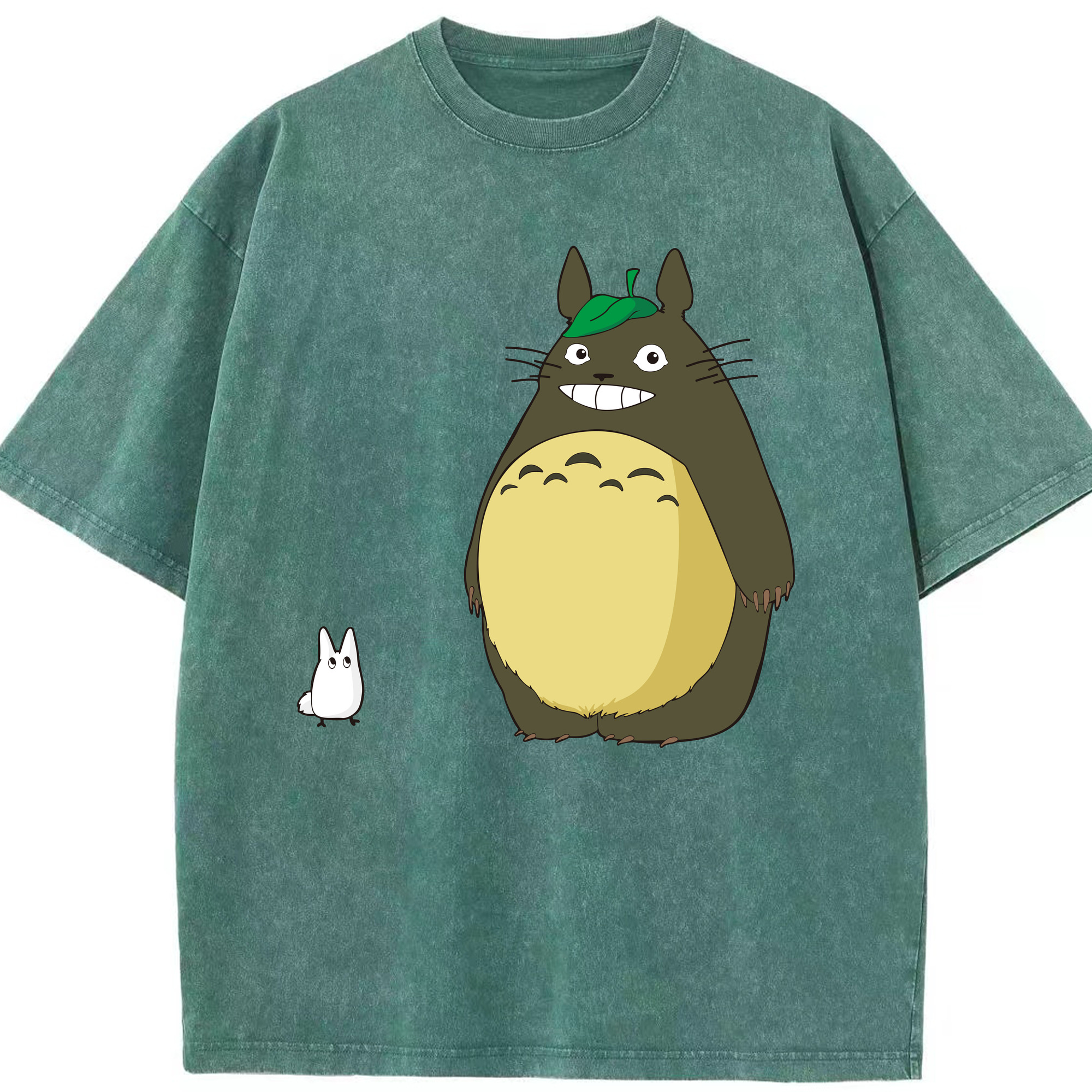 （画像用） となりのトトロ 草壁メイ 草壁サツキ My Neighbor Totoro Satsuki Kusakabe Mei Kusakabe 綿100% ヴィンテージ風 半袖Tシャツ（フロントプリント）